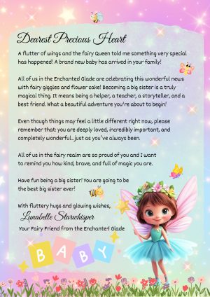 Printable Fairy Letter For Kids