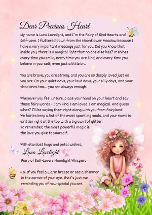 Printable Fairy Letters For Kids
