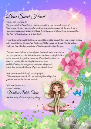 Printable Fairy Letters For Kids