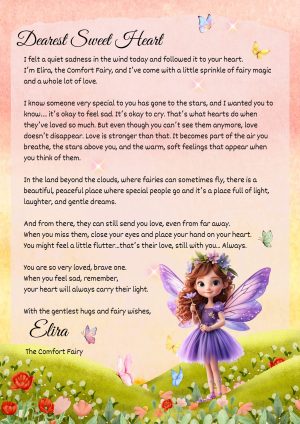 Printable Fairy letter For Kids