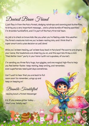 Printable Fairy Letter For Kids