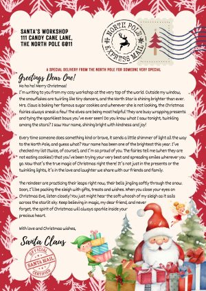 Printable Santa letter