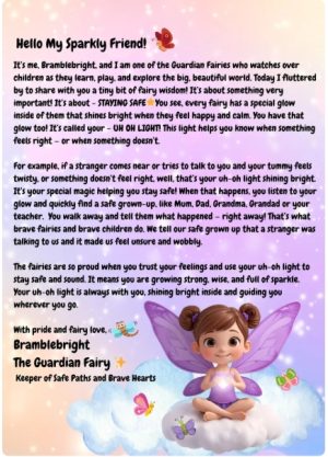 Stranger Danger Fairy Letter