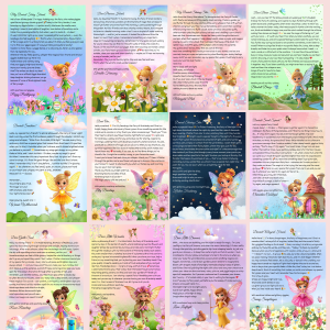 Fairy printable letters